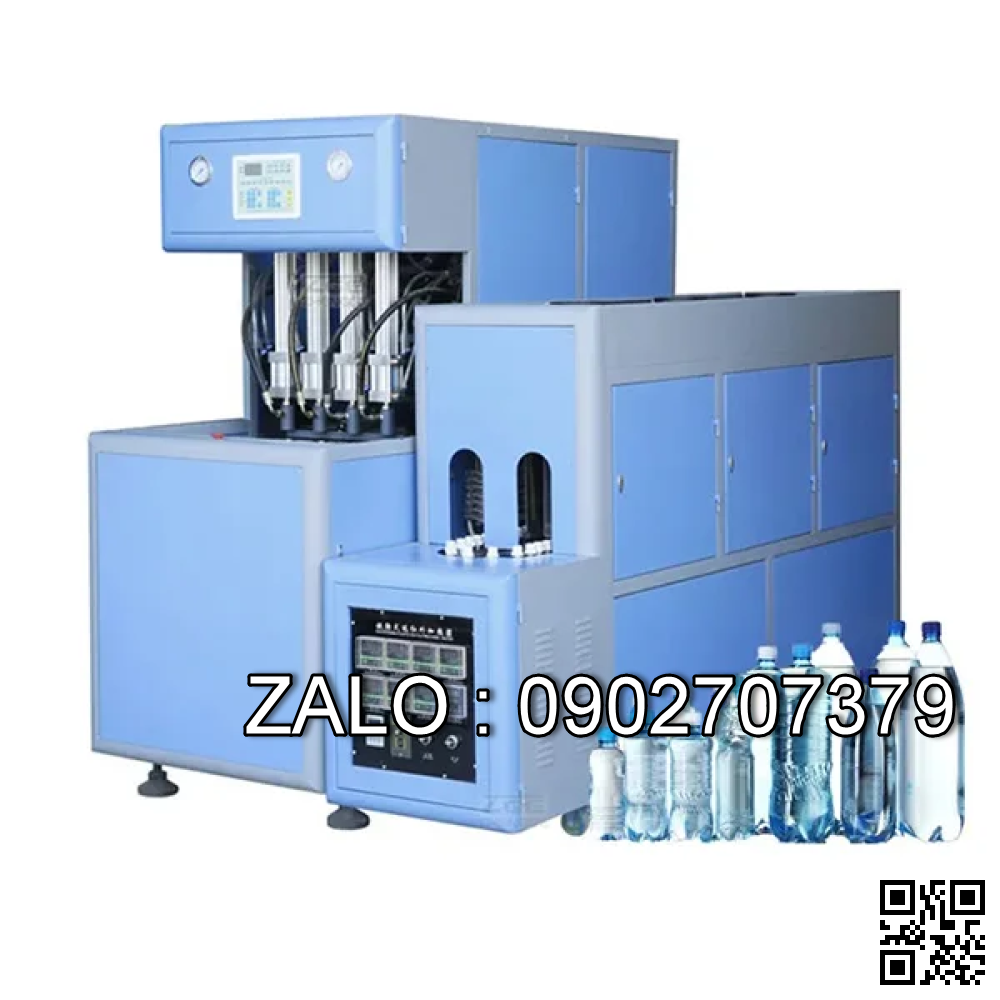 Máy thổi chai Pet tự động 5L