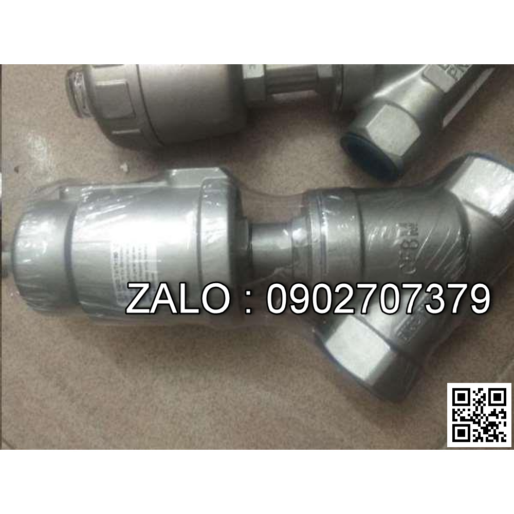 Van piston chữ Y DN15, PN25 áp suất 2,5Mpa, chịu nhiệt 180 độ