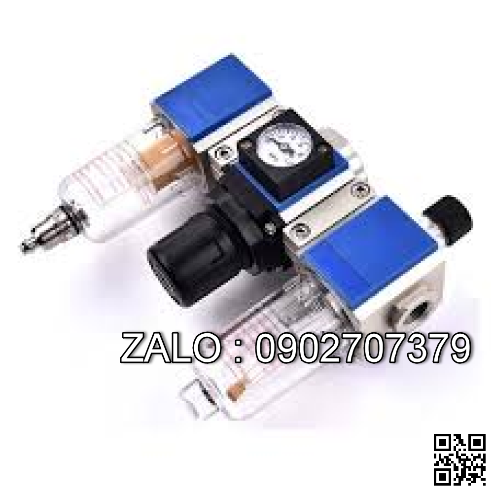 Bộ lọc khí nén - Lọc 3 bộ Airtac GC400-10 ren 3/8″, 17mm