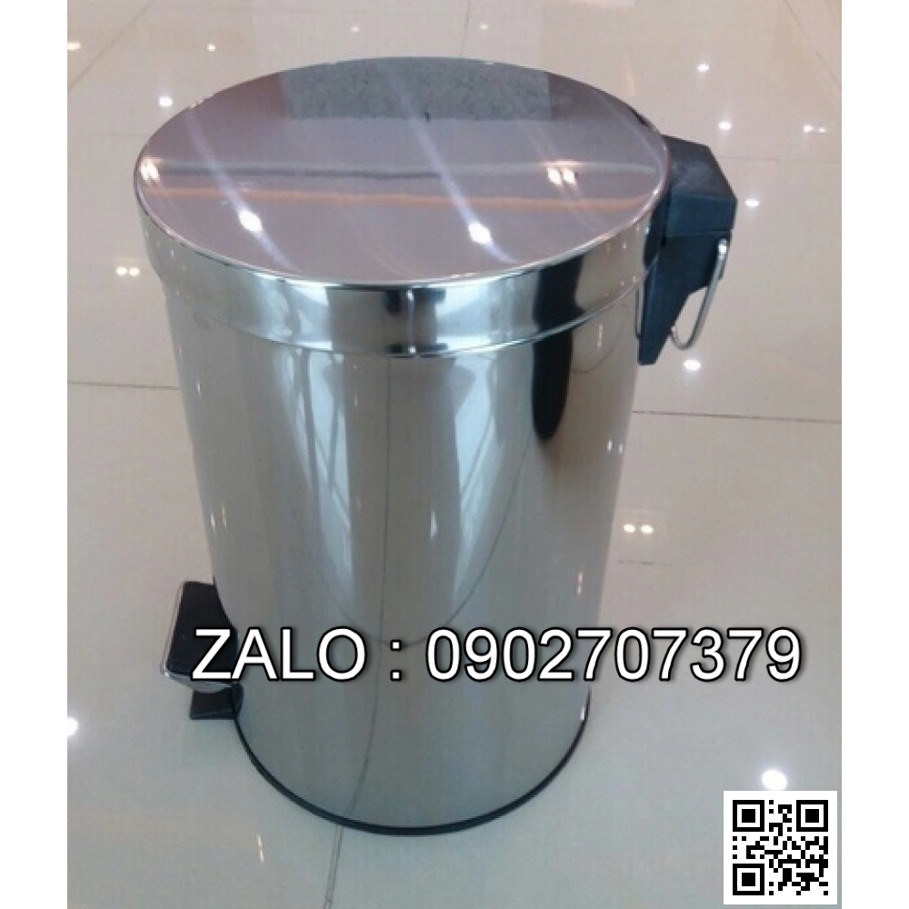 Thùng rác inox đạp chân 7 lít