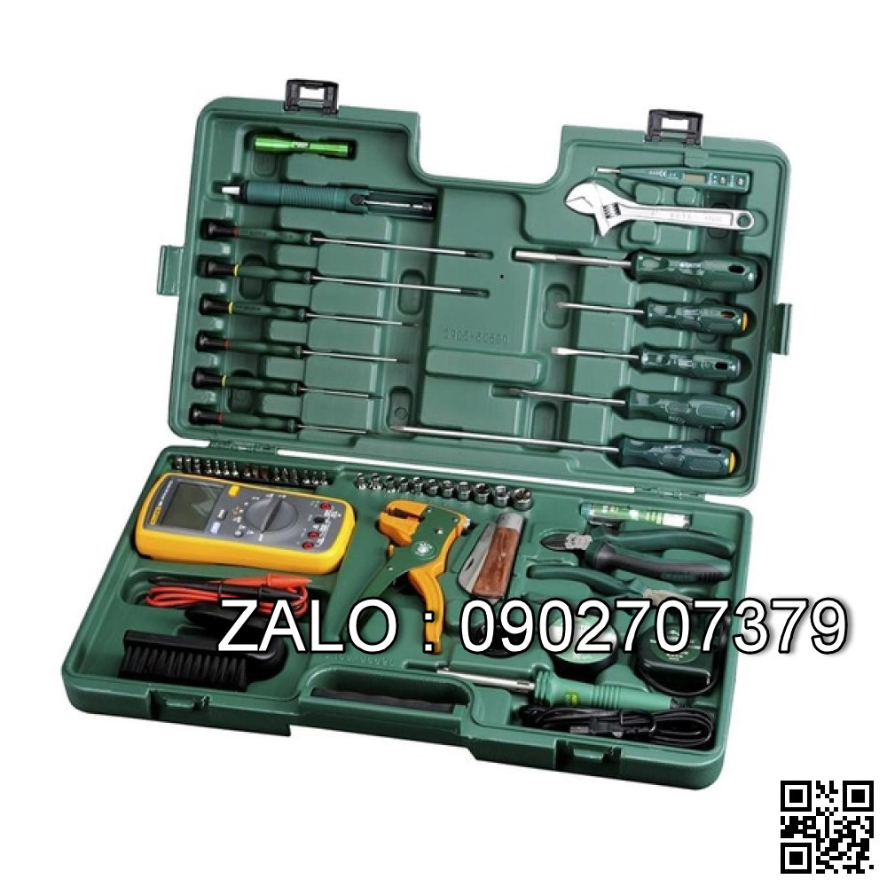 Bộ dụng cụ viễn thông Sata 53 chi tiết 09535
