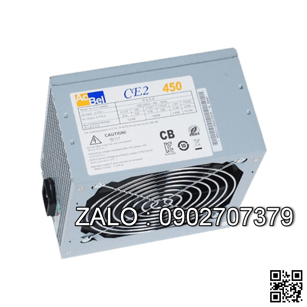 Nguồn Acbel CE2 450w Fan 12 Chính Hãng (4+4pin, 6+2pin)