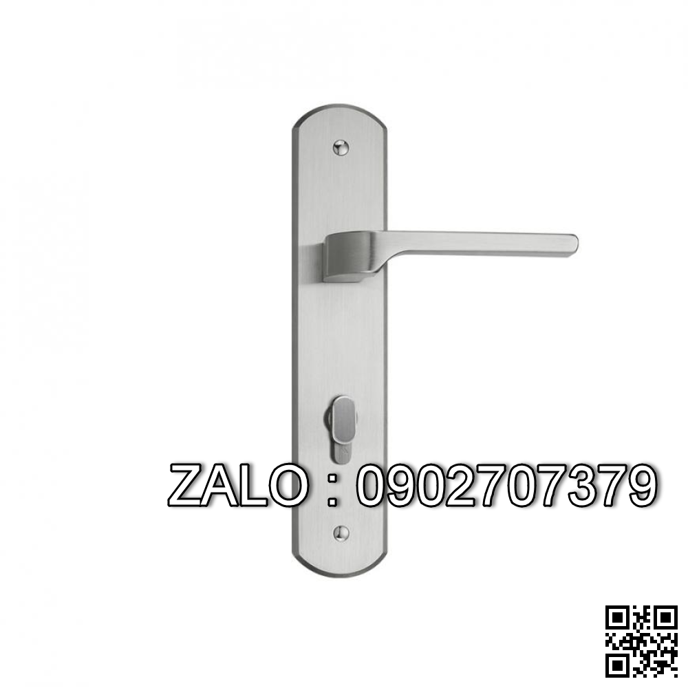 Khóa cửa nẹp Vickini 37917.101 inox mờ ruột chốt