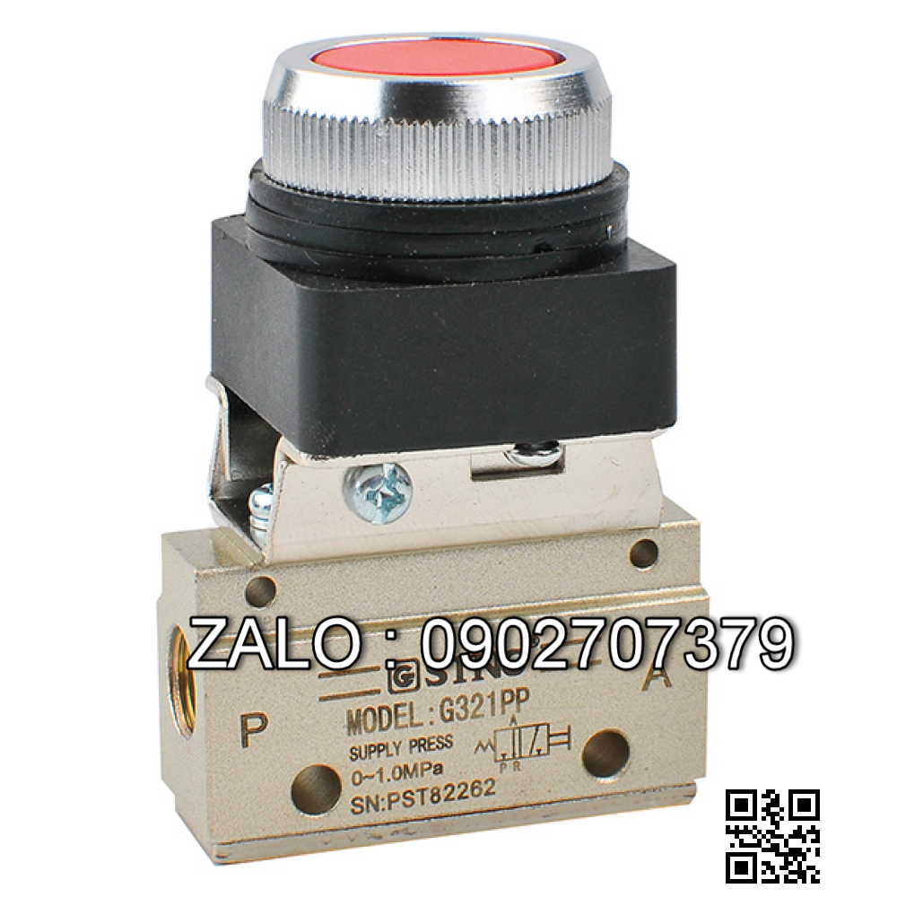 Công tắc hành trình khí nén (Van 3/2) (Hãng STNC) G321PP