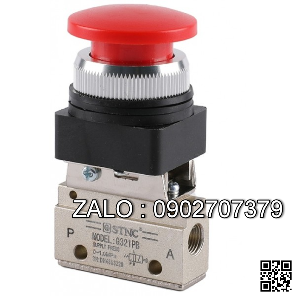 Công tắc hành trình khí nén (Van 3/2) (Hãng STNC) G321PB