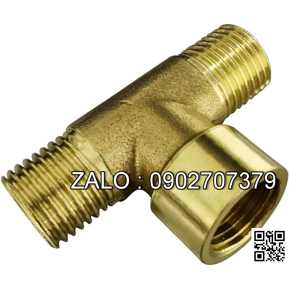 Tê mạ kẽm ren trong phi 27x2.2mm
