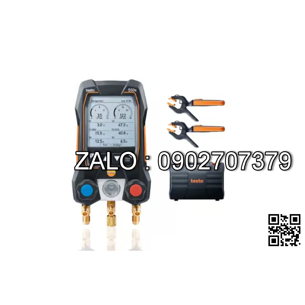 Bộ đồng hồ đo áp suất gas lạnh Testo 550s Basic Set
