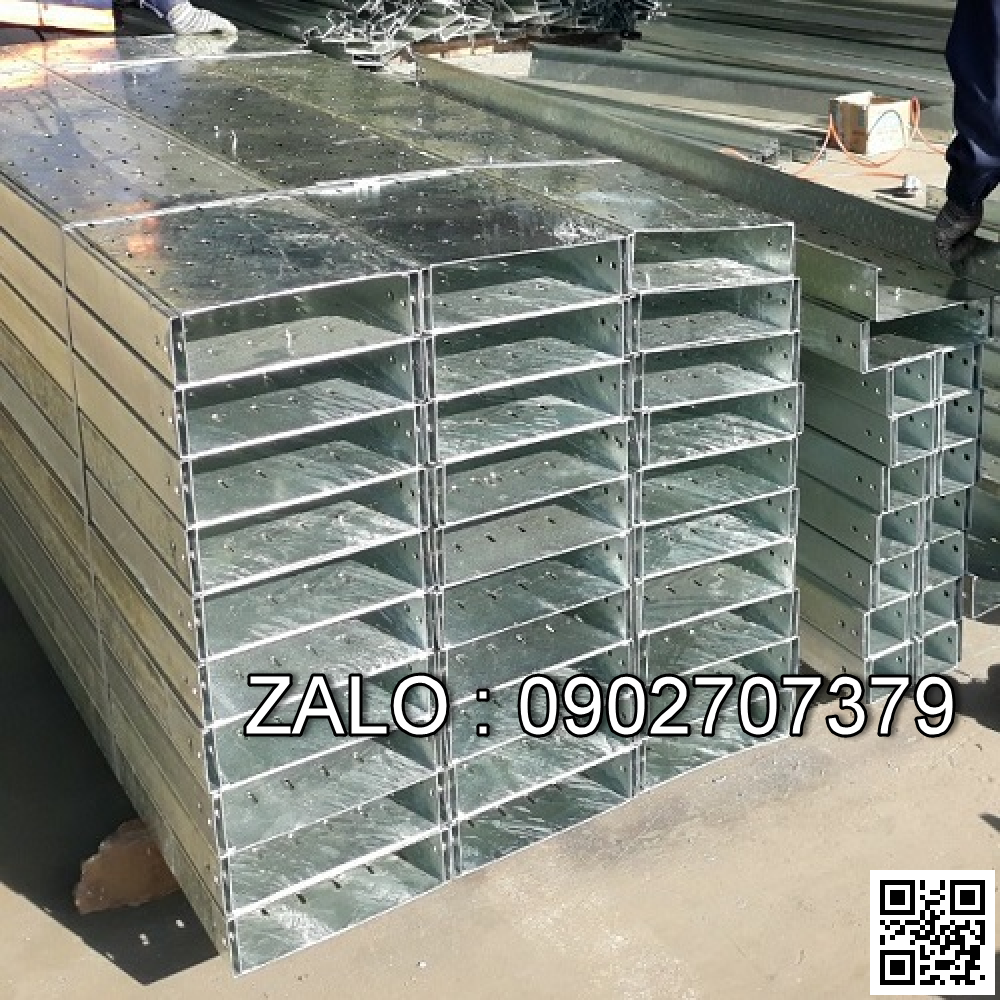 Máng cáp mạ nhúng nóng 800x100mm, 2.0mm