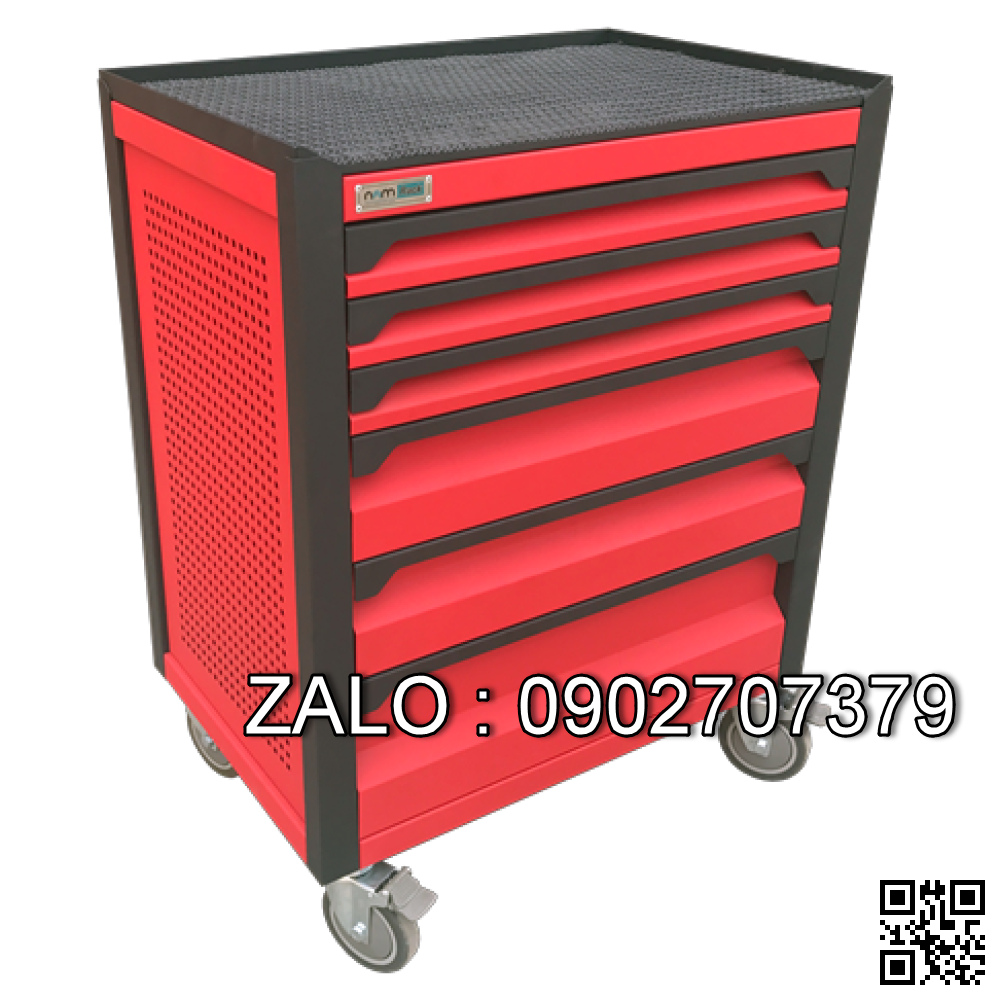 Tủ dụng cụ 6 ngăn kèm hộc có khóa OKASU N1T1RD6