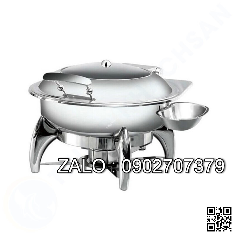 Nồi Hâm Buffet Tròn Nắp Kiếng Chân Rời AT52293