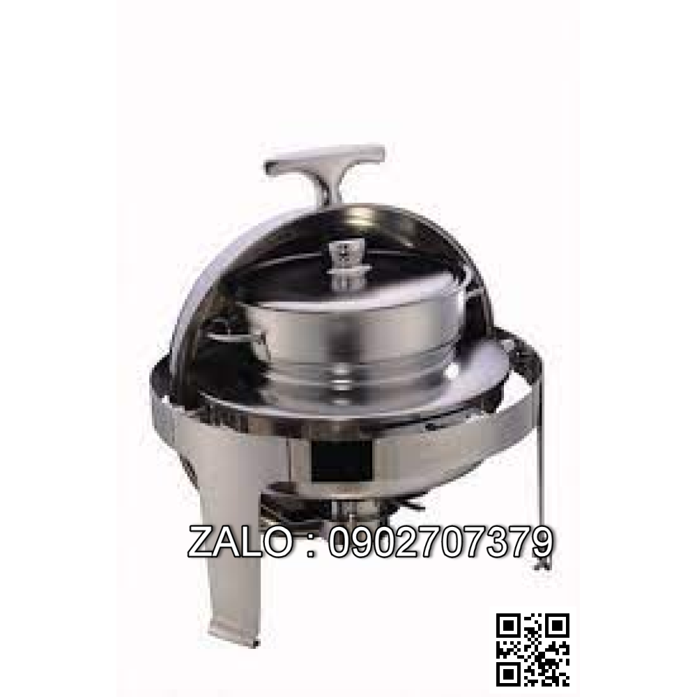 Nồi Hâm Buffet Tròn Nắp Kiếng NF2266