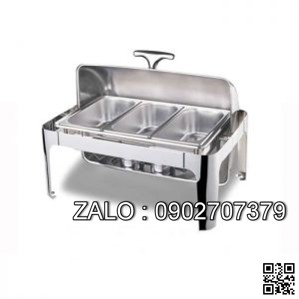 Nồi Hâm Buffet Inox Chữ Nhật NF2109-3A