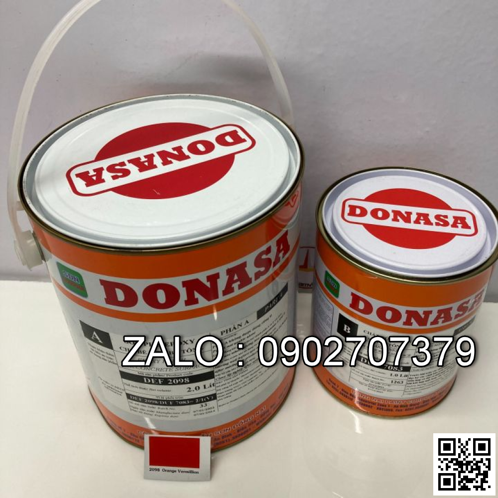 Sơn donasa màu đỏ 2054