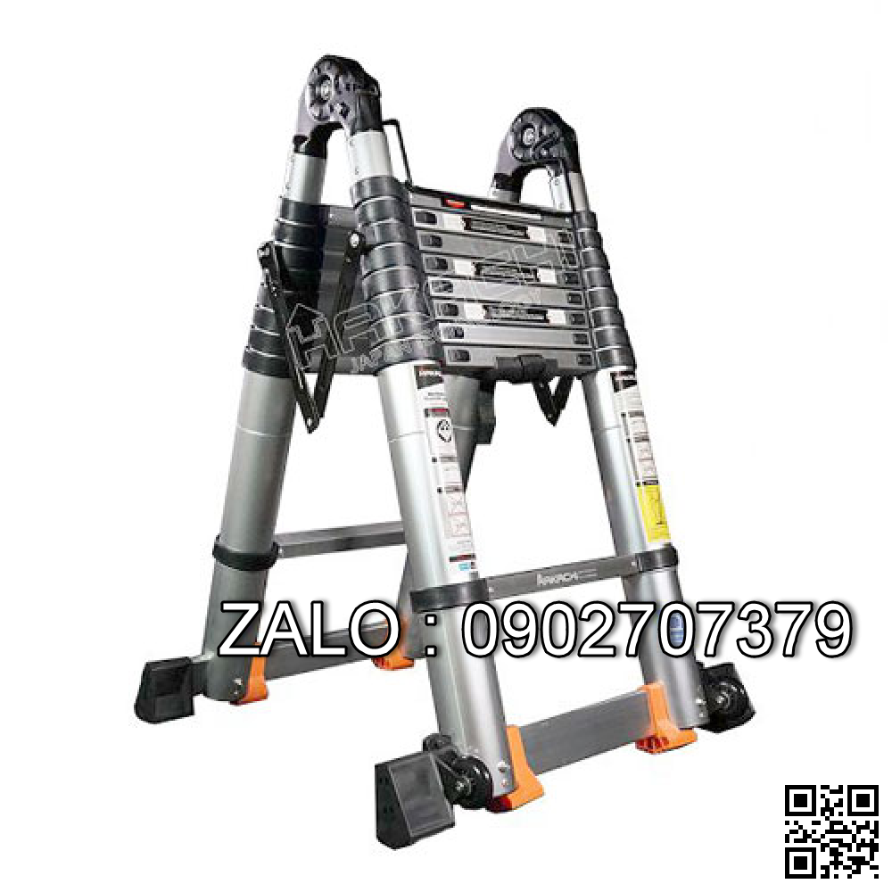 Thang nhôm rút chữ A Hakachi HM-16CP (5m)