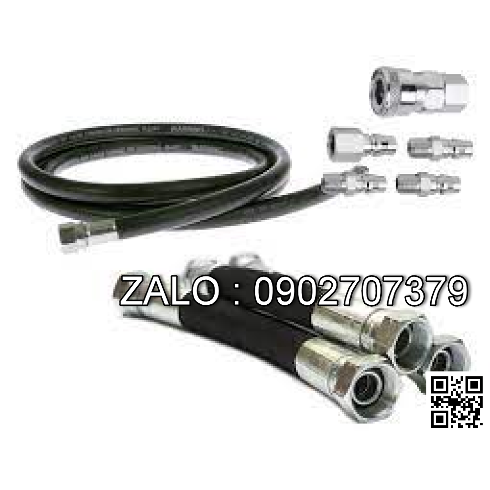 Ống nhớt từ boos lái đến chuyển hướng L=1100C xe nang mitsubishi FD25.P/N:91E75-13500 (tu box lai den ty lai)