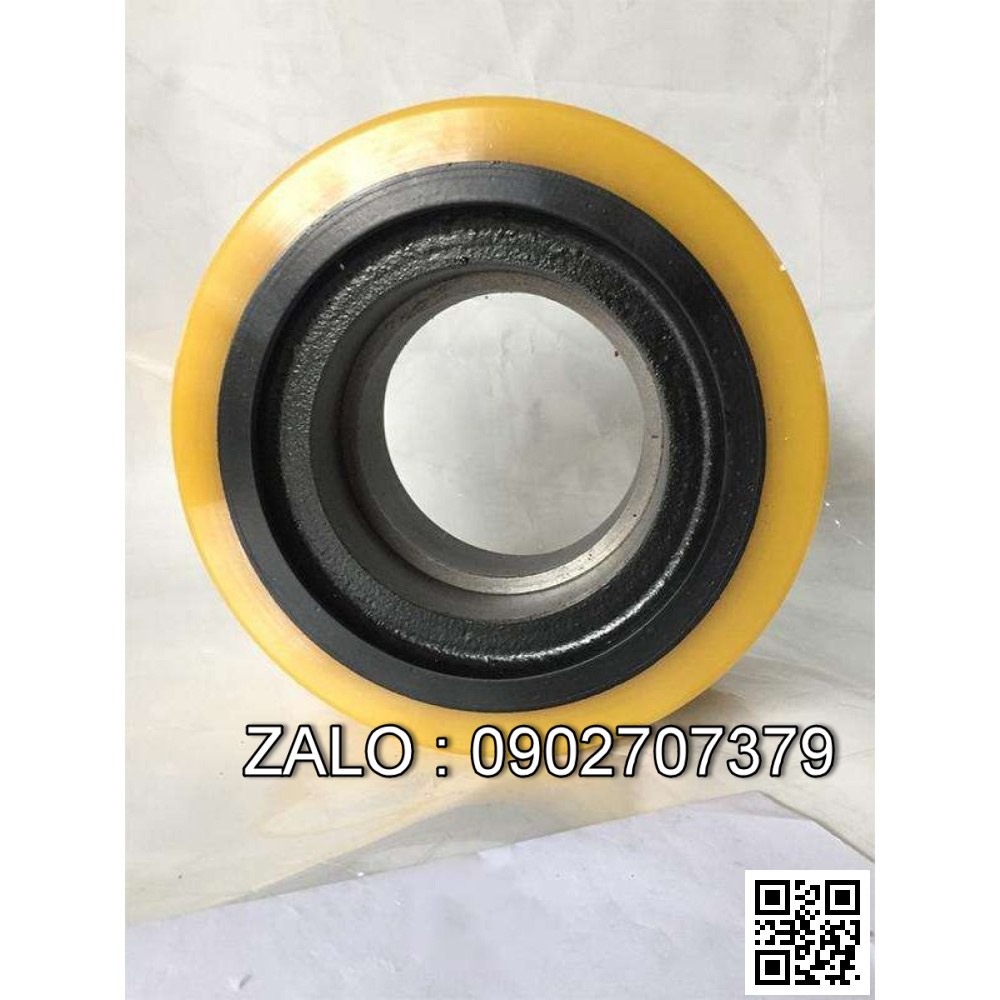 Bánh xe ￠200x50 - nhựa pu đỏ