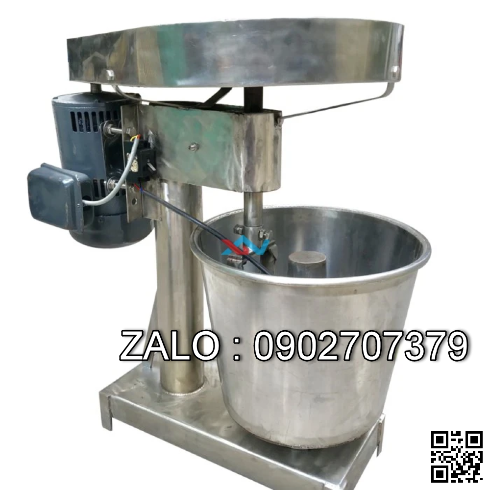 Máy trộn bột inox 304 - mẻ 200kg (nâng/hạ - đổ liệu)