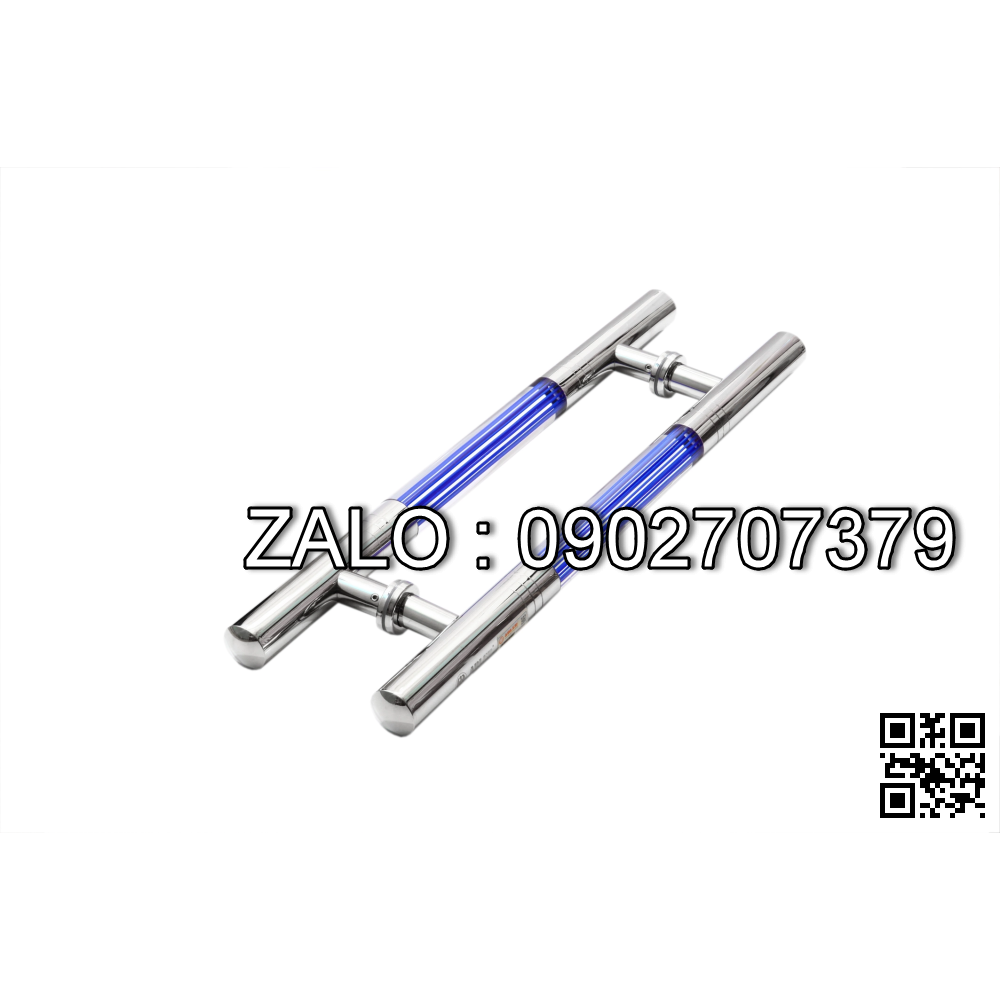 TAY CỬA KÍNH MICA – SỌC XANH