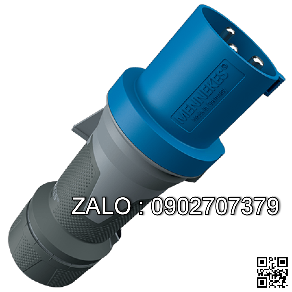 Phích cắm CN 1 pha 3P, 16A/6h, 250V - PCE/Mennekes