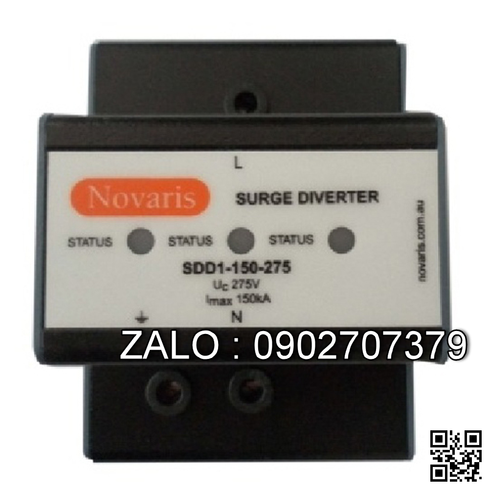 Thiết bị cắt sét 01 pha dòng sét 150kA/pha Novaris SDD1-150-275