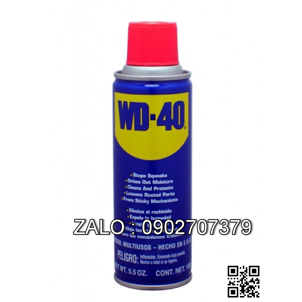 Chai xịt tẩy rỉ sét kim loại WD-40