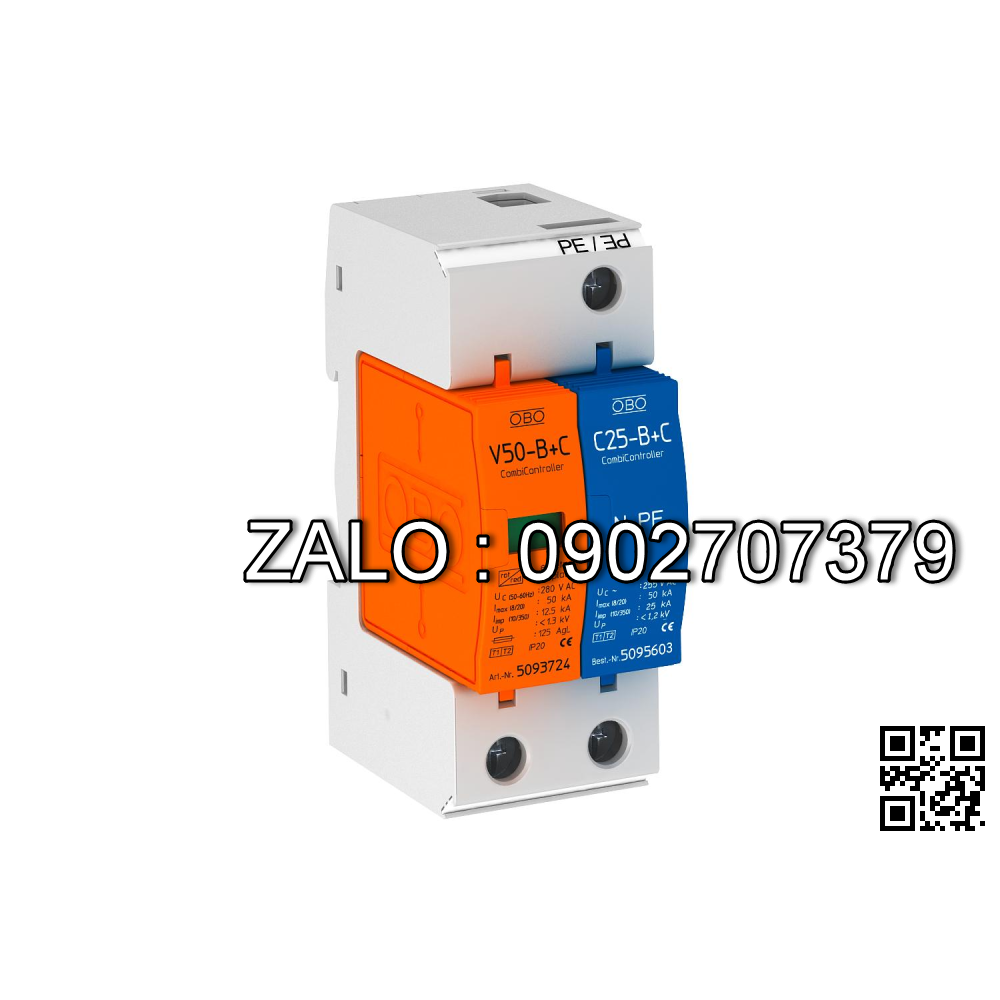 Chống sét lan truyền V50-B+C/1+NPE-280 OBO 5093653
