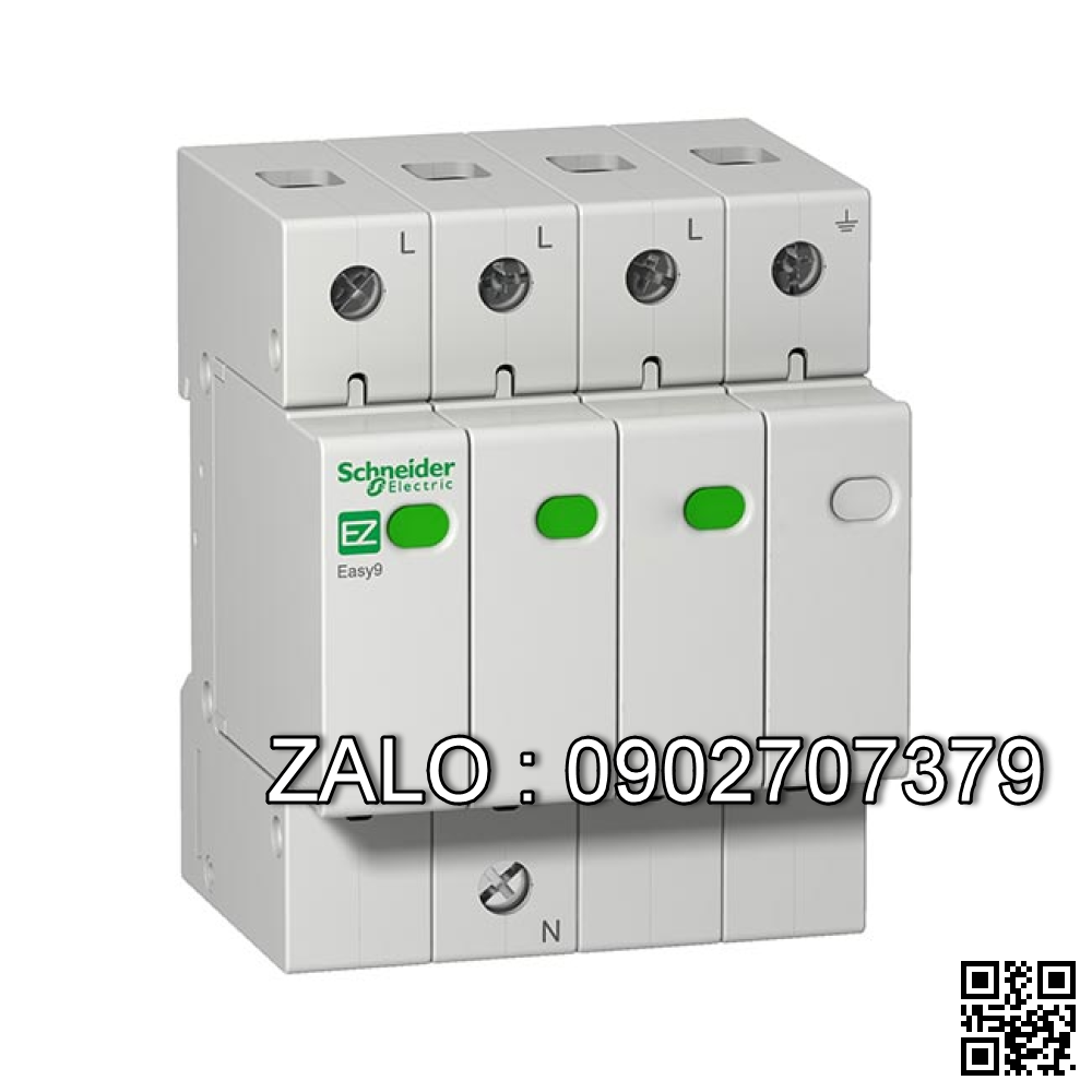 Chống sét lan truyền 3P+N 20kA (Type 2) Schneider EZ9L33720