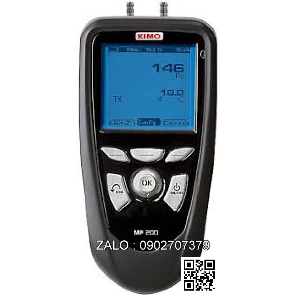 Đo áp suất, gió, không khí, nhiệt độ Kimo MP 200 P