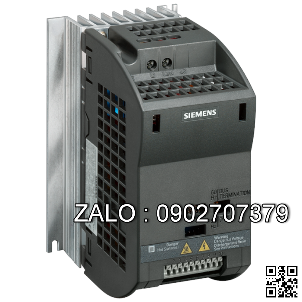Biến tần Siemens 6SL3211-0KB17-5BB1 0.75kW 1 Pha 220V