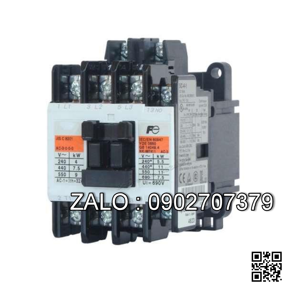 Contactor Fuji SC-5-1 220V 22A 11kW NO+NC