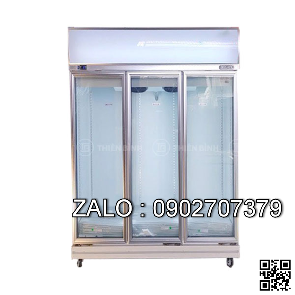 Tủ đông 3 cánh kính Okasu 3D / DF-MG-EV