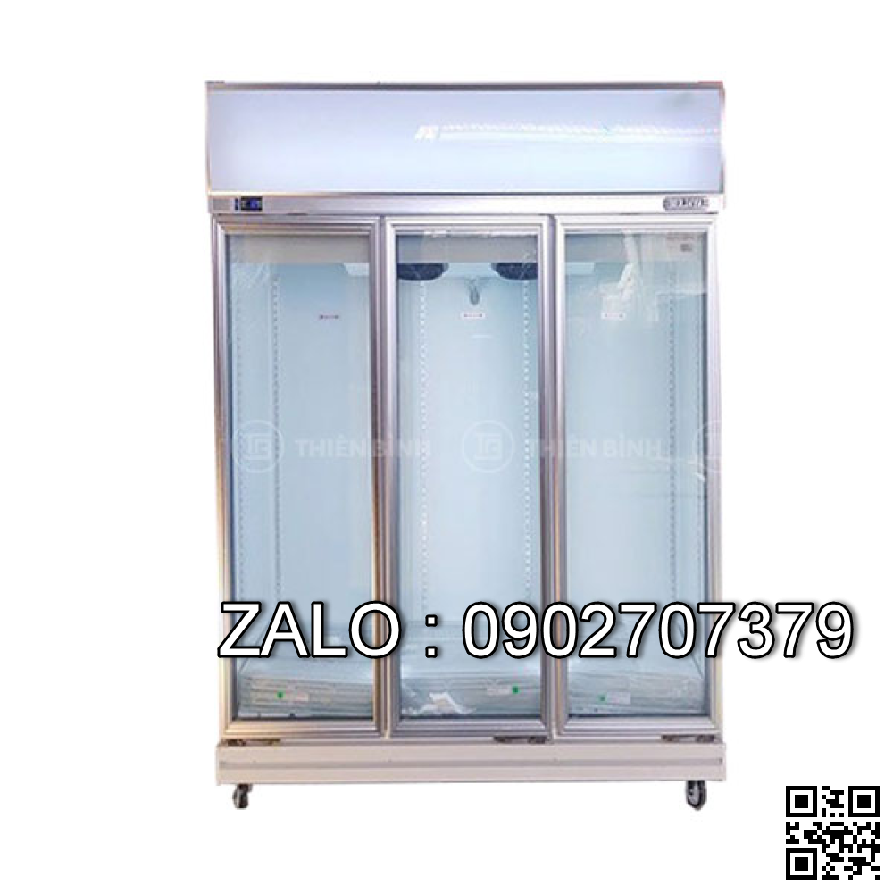 Tủ đông mát 3 cánh kính Okasu 3D / D2F1C-MG