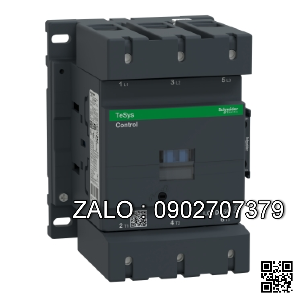 Contactor Schneider LC1D150BD 150A 1NO+1NC 75kW 24VDC