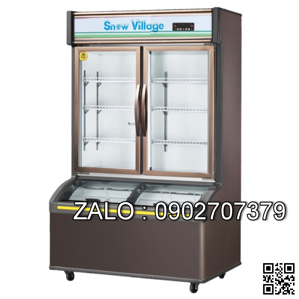 TỦ ĐÔNG MÁT TRƯNG BÀY SIÊU THỊ 758 LÍT SNOW VILLAGE LCD-1198