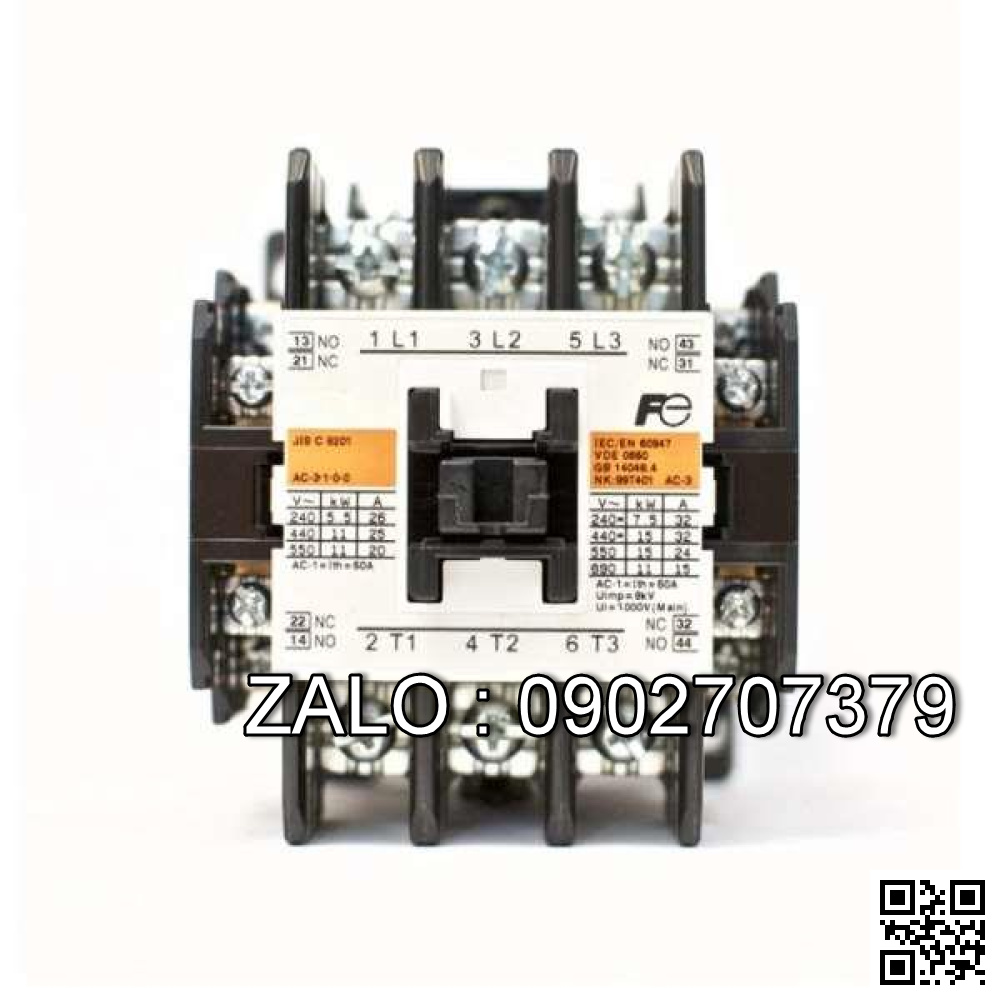 Contactor Fuji SC-N7 220V 150A 75kW 2NO+2NC