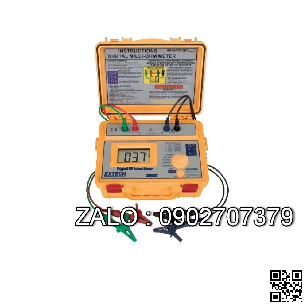 Máy đo điện trở Milliohm Extech 380580