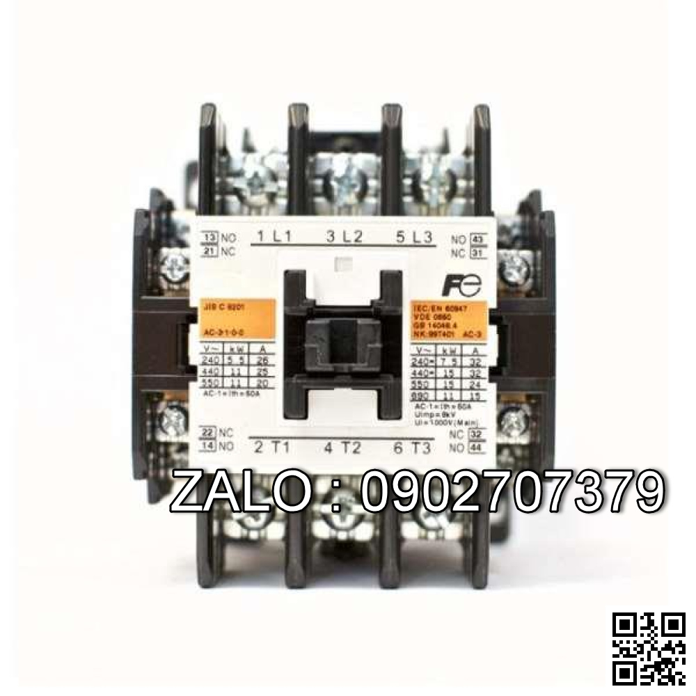 Contactor Fuji SC-N4 220V 80A 40kW 2NO+2NC