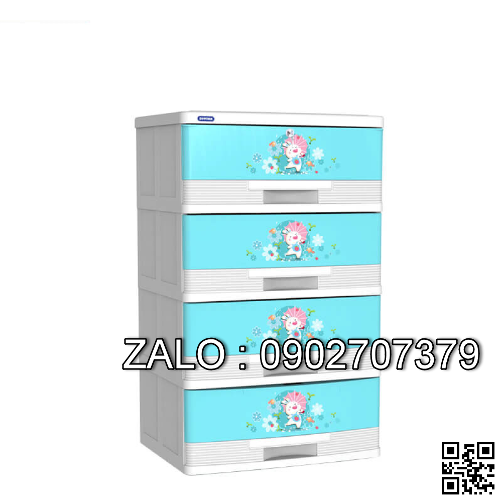 Tủ nhựa ĐẠI 705N/4