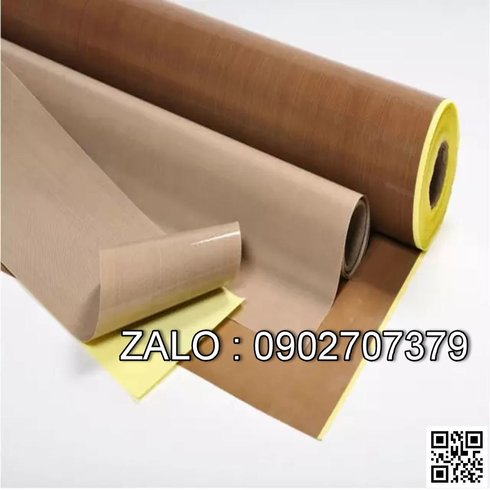 Vải thủy tinh phủ Teflon màu nâu