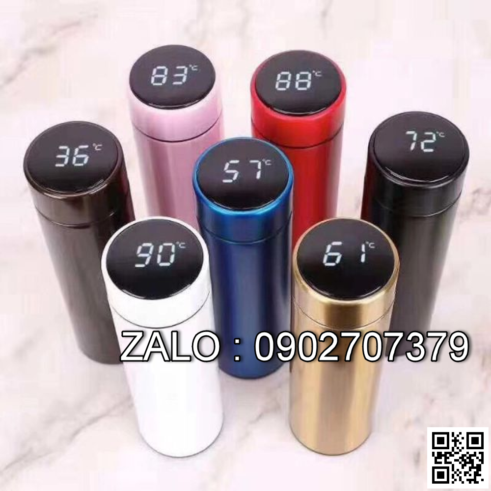Bình giữ nhiệt hiển thị nhiệt độ (Kiện 100 cái)