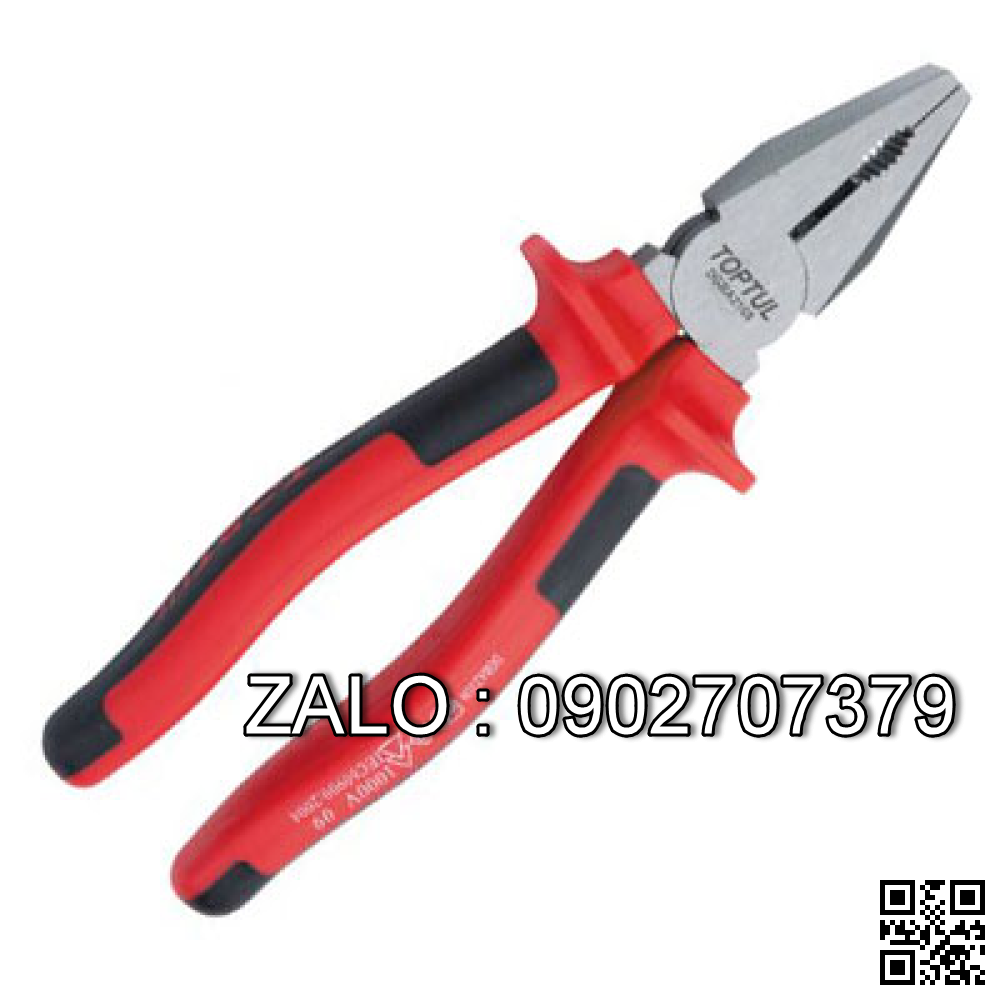 Kìm điện cao cấp VDE cách điện 1000V
TOPTUL 8