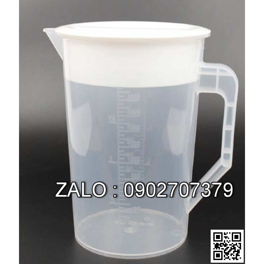 Xô nhựa chia vạch có nắp loại 5000ml
