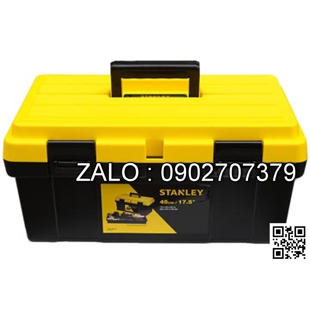 Thùng đồ nghề bằng nhựa 2 ngăn khóa sắt 
Stanley 500x 280x240mm 92-906