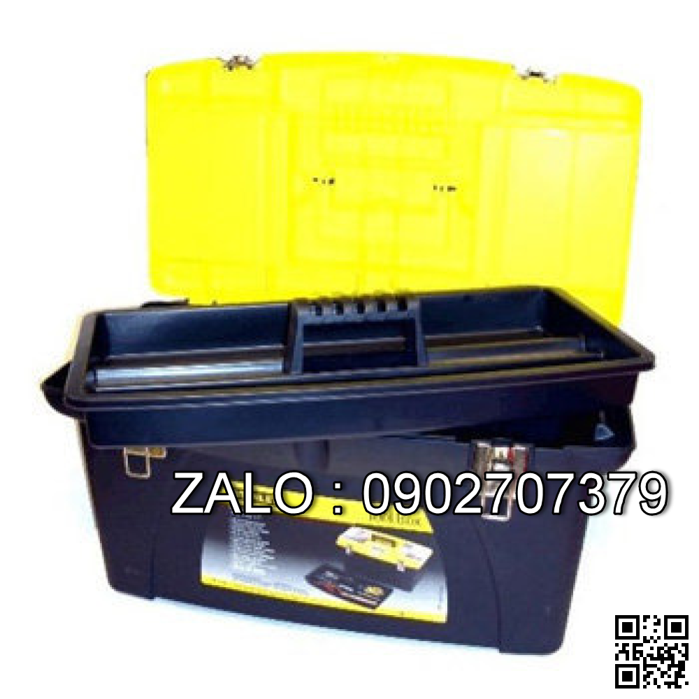 Thùng đồ nghề bằng nhựa 2 ngăn khóa sắt Stanley 570x320x 300mm 92-908