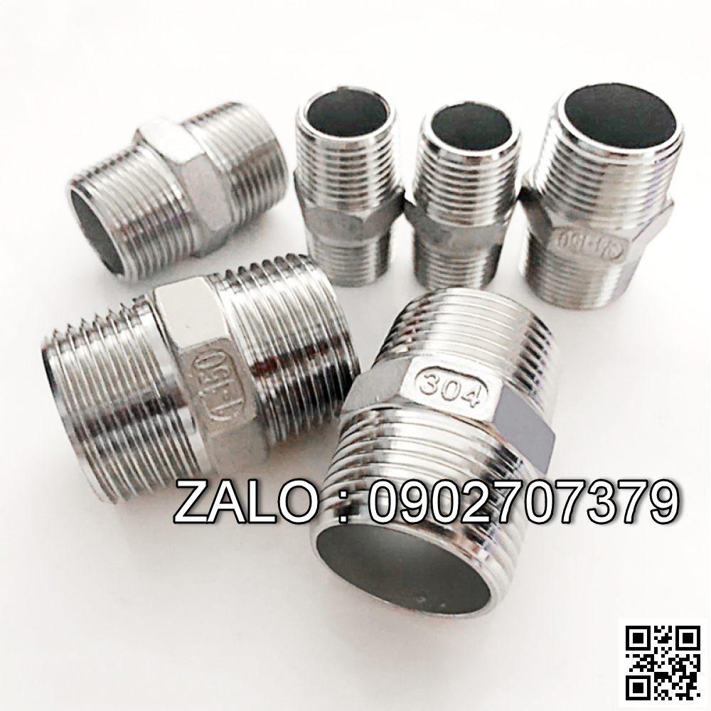 Nồi 2 đầu ren ngoài inox