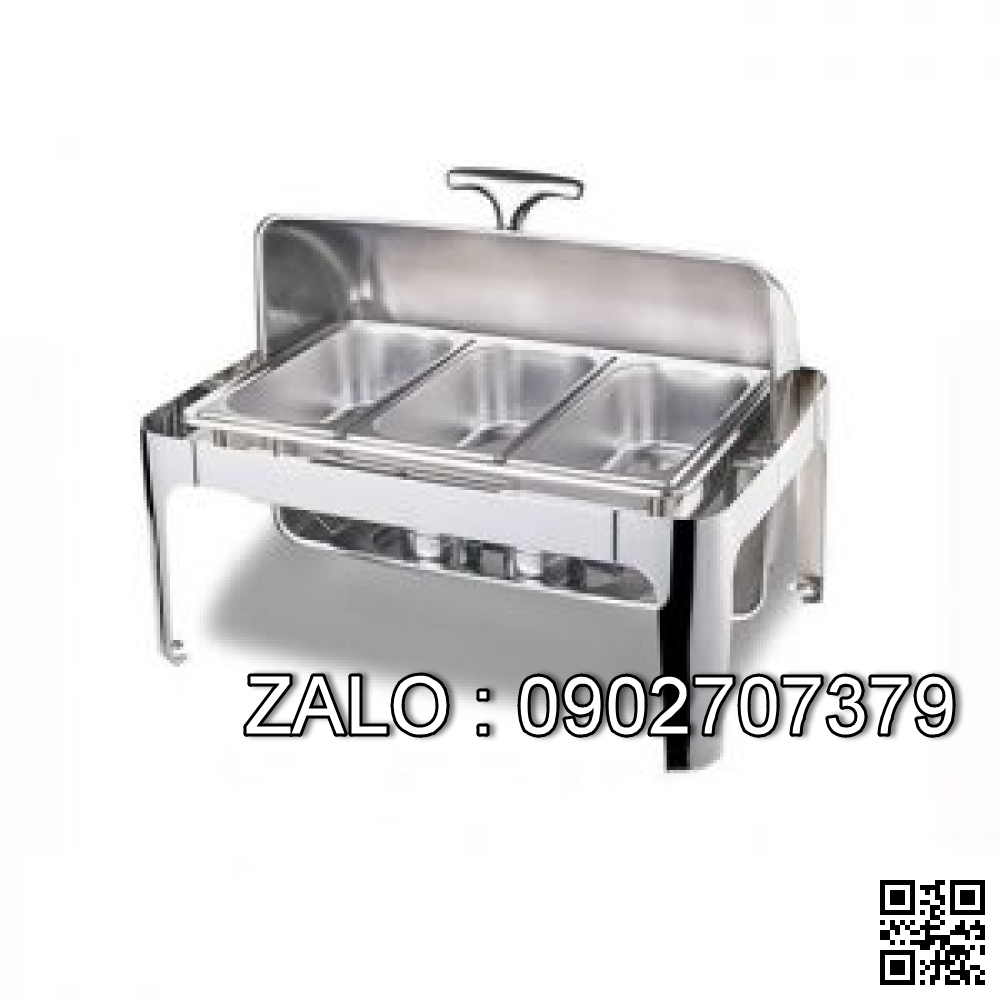 Nồi Hâm Buffet Inox Chữ Nhật NF2109-3A