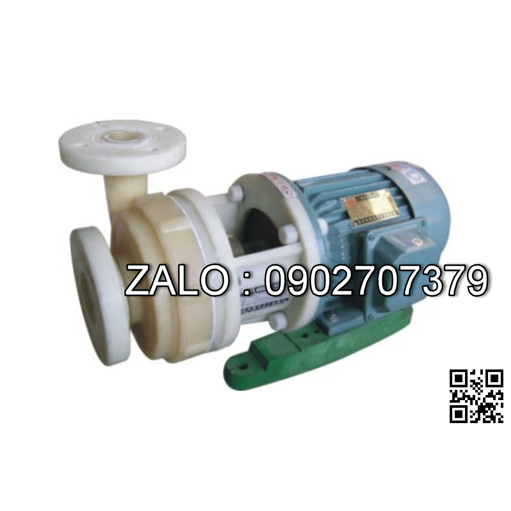 Bơm hóa chất đầu nhựa 80FV/P-50 Lưu lượng: 50 m3/h, Công suất: 15 kW