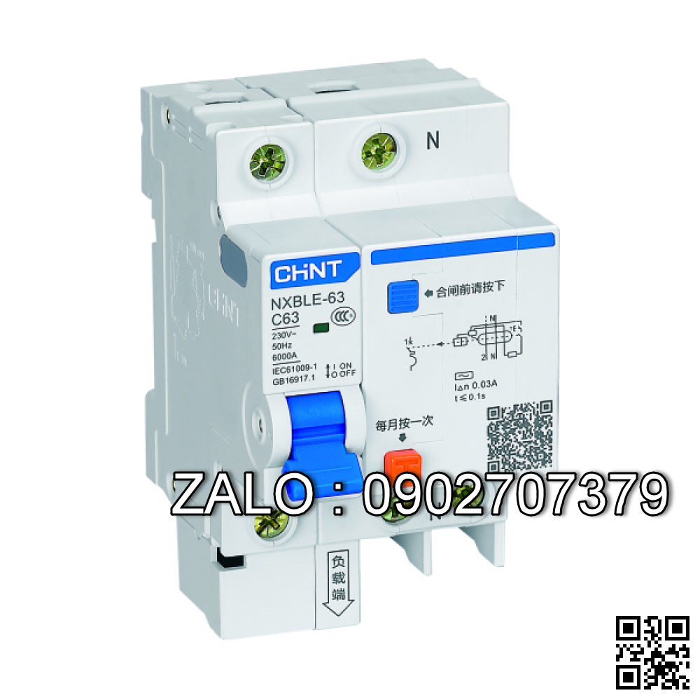 Atomat chống giật 1 pha 40A CHNT