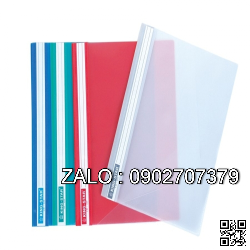 File rút gáy Trà My A4 hồng, xanh, cứng