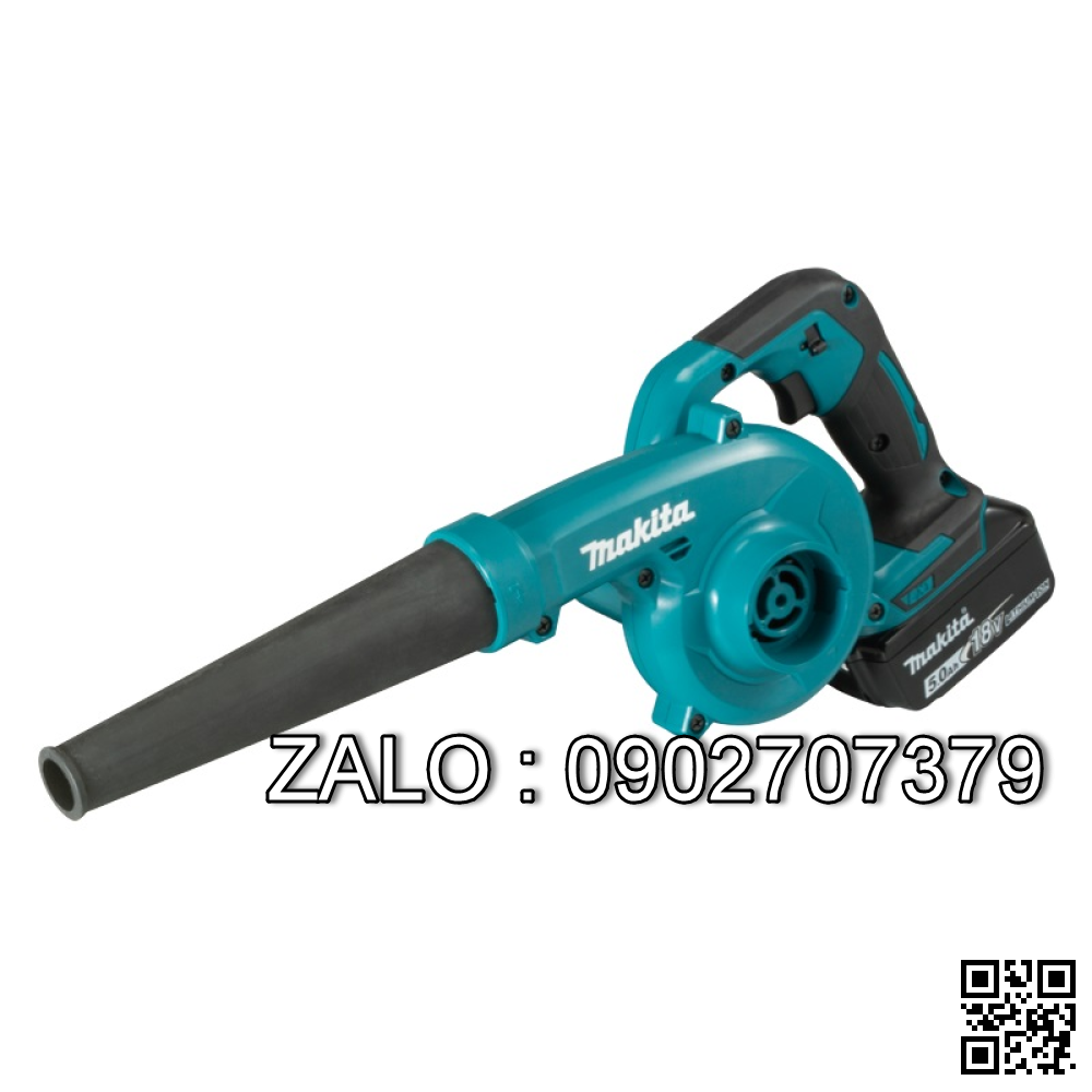 Máy thổi dùng pin Makita DUB185RT (Sạc nhanh(DC18RC), pin 5.0Ah(BL1850B))